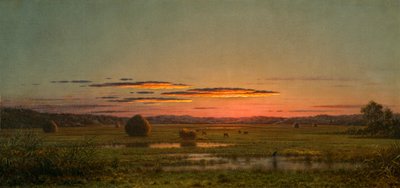 Sunset, c.1880 by Martin Johnson Heade